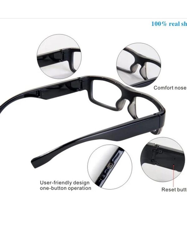 G3000 Glass Hidden Camera(Hot selling) - Image 3