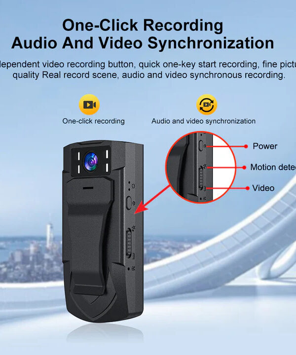 QZT MD33 1080P HD Recorder Battery Camera - Image 2